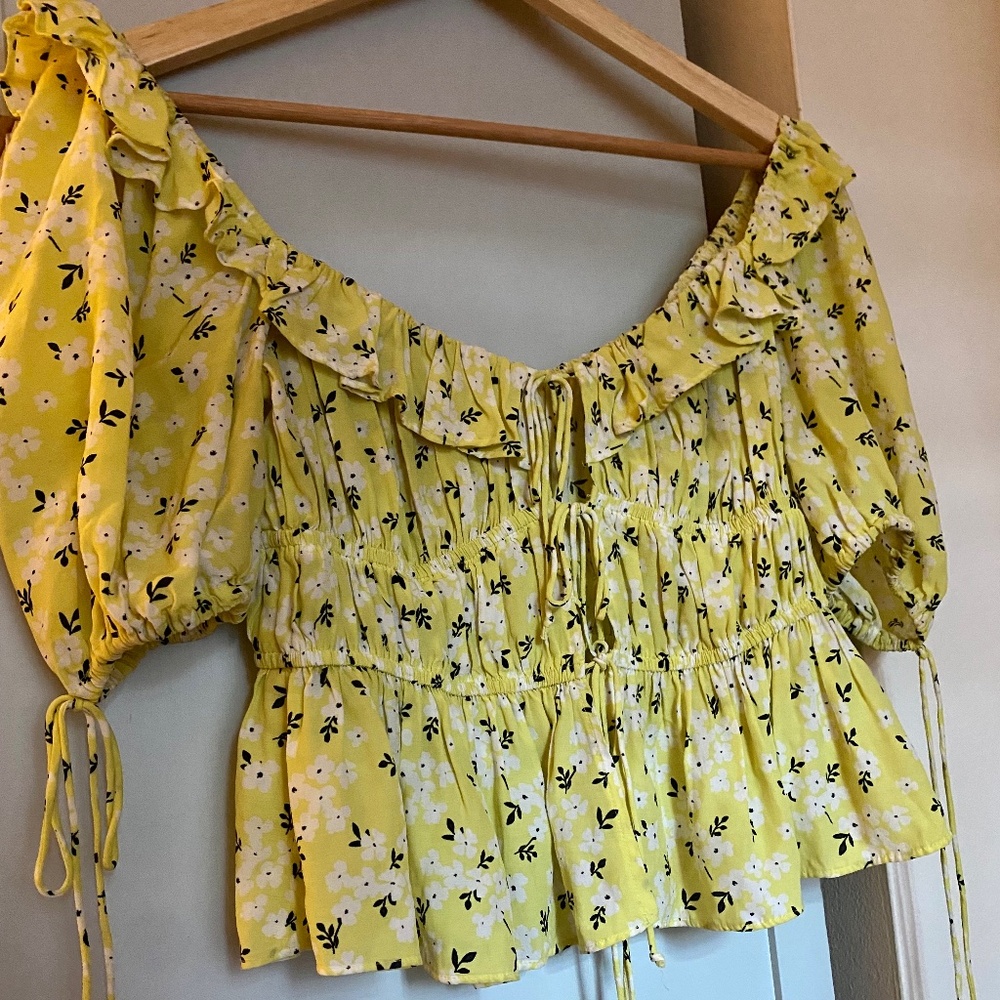 For Love and Lemons Lemonade Blouse S (2-4)